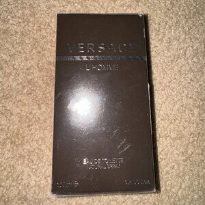 Versace L'Homme 3.4 oz Eau de Toilette Spray NEW IN PLASTIC WRAP